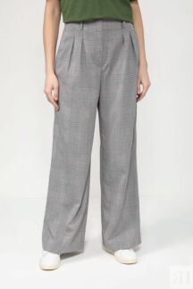 Брюки с защипами свободного кроя Esprit Casual