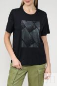 Хлопковая футболка с принтом Esprit Casual фото 1