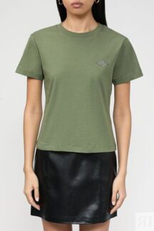 Хлопковая футболка с логотипом бренда Esprit Casual