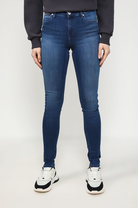 Джинсы с эффектом потертости Tommy Jeans фото 1