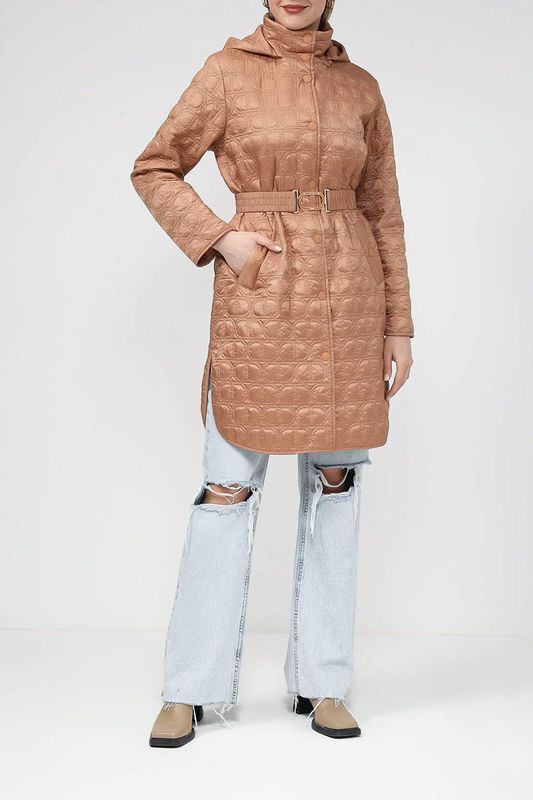 Куртка стеганая с эластичным поясом TWINSET фото 1