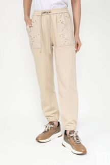 Брюки хлопковые с шитьем TWINSET