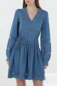 Платье хлопковое с кружевом TWINSET фото 1