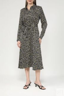Платье-рубашка из вискозы с узором Esprit Casual
