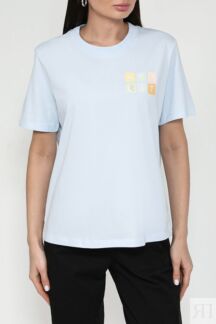 Футболка хлопковая с логотипом Esprit Casual