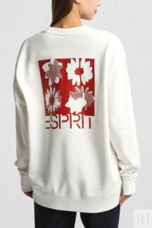 Свитшот хлопковый оверсайз Esprit Casual