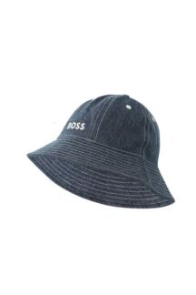 Джинсовая панама с логотипом BOSS