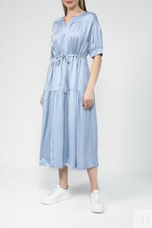 Платье с поясом на кулиске Auranna