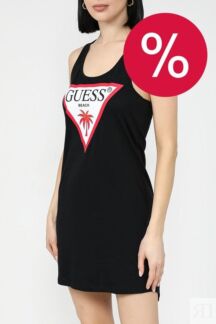 Платье-майка хлопковое с логотипом Guess