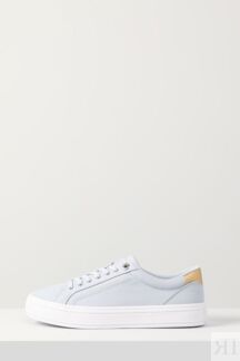 Кеды хлопковые с логотипом Tommy Hilfiger