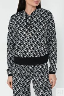 Худи с принтом из монограмм Guess