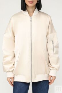 Куртка-бомбер с трикотажными деталями Esprit Casual