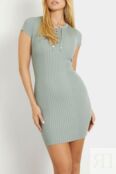 Платье трикотажное облегающее на шнуровке Guess фото 1