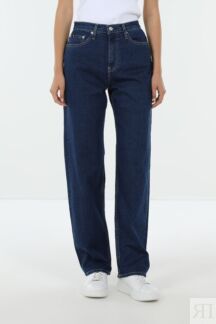 Джинсы однотонные прямого кроя Calvin Klein Jeans