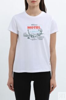 Футболка хлопковая с принтом LEVI'S