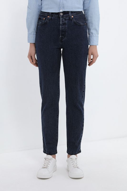Джинсы однотонные облегающего кроя LEVI'S фото 1