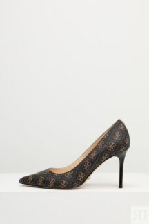 Туфли с принтом из монограмм бренда Guess