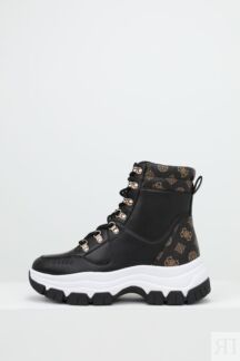 Ботинки комбинированные на массивной подошве Guess