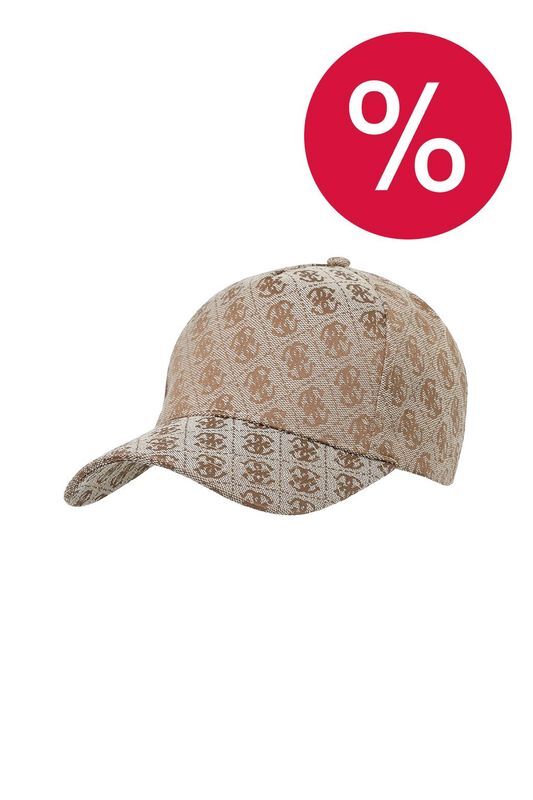 Бейсболка с принтом из монограмм бренда Guess фото 1