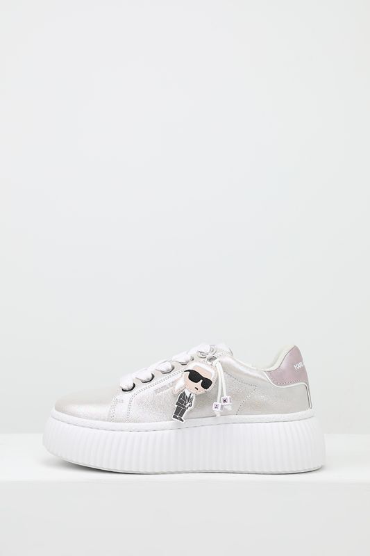 Кеды кожаные на высокой подошве Karl Lagerfeld фото 1
