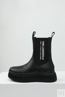 Полусапоги челси кожаные Karl Lagerfeld