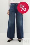 Джинсы с эффектом потертости широкого кроя Tommy Jeans фото 1