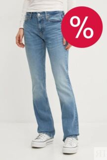 Джинсы с эффектом потертости Tommy Jeans