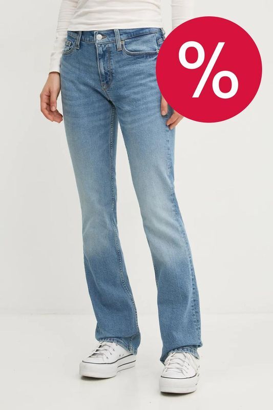 Джинсы с эффектом потертости Tommy Jeans фото 1