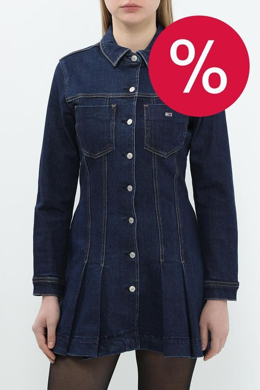 Платье-рубашка джинсовое Tommy Jeans фото 1