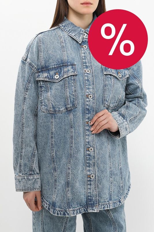 Куртка джинсовая с накладными карманами HUGO BLUE фото 1
