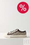 Кеды с принтом из монограмм бренда Guess фото 1