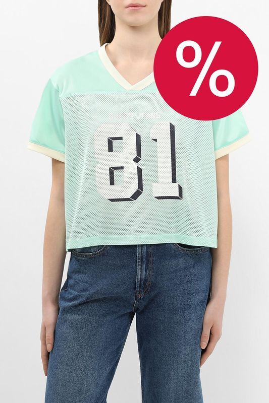 Футболка с v-вырезом Guess Jeans фото 1