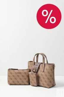 Сумка шоппер с 2 съемными клатчами Latona Guess
