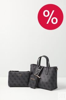Сумка шоппер с 2 съемными клатчами Latona Guess