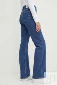 Джинсы клеш однотонные Calvin Klein Jeans фото 3
