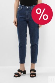 Джинсы укороченные зауженного кроя Calvin Klein Jeans