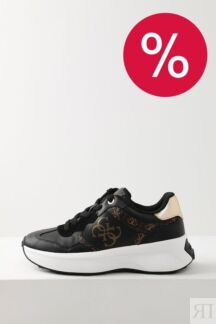 Кроссовки комбинированные на высокой подошве Guess