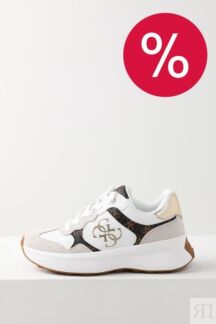 Кроссовки комбинированные на высокой подошве Guess