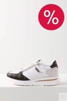 Кроссовки комбинированные на высокой подошве Guess