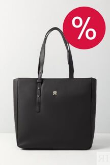 Сумка шоппер с логотипом бренда TH Soft Tommy Hilfiger