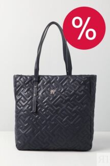Сумка шоппер с монограммой TH Soft Tommy Hilfiger