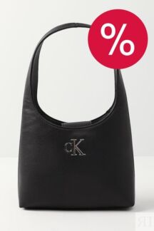 Сумка хобо с логотипом Minimal Monogram Calvin Klein