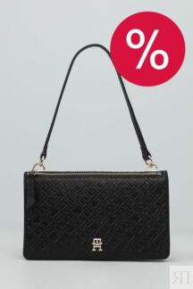 Сумка хобо с монограммой логотипа TH Refined Tommy Hilfiger