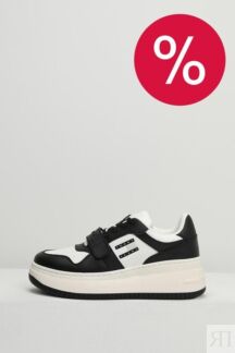 Кроссовки кожаные на массивной подошве Tommy Hilfiger