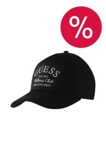 Бейсболка хлопковая с логотипом Guess