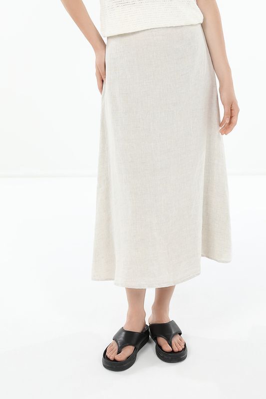 Юбка льняная расклешенная Esprit Casual фото 1