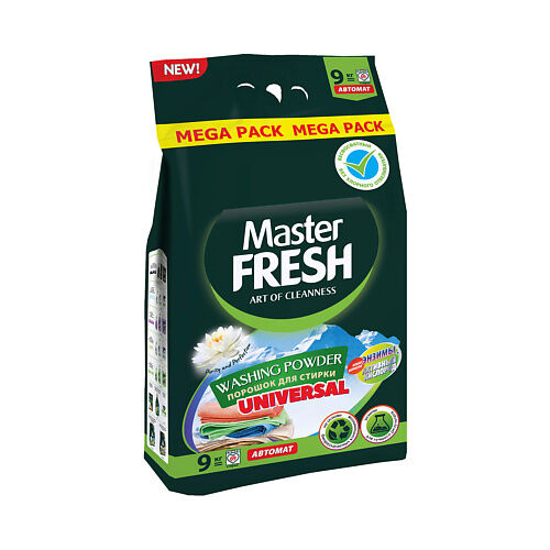 MASTER FRESH Стиральный порошок "universal" с активным кислородом 9000 MPL199823 фото 1
