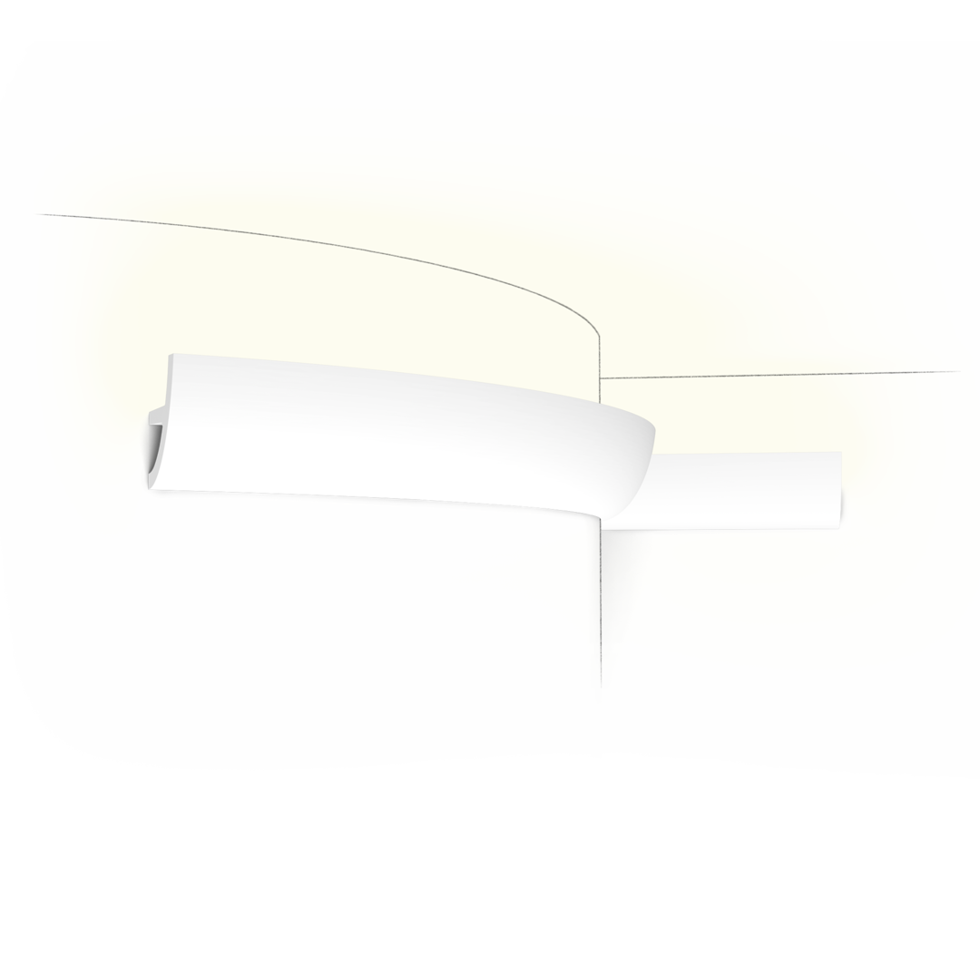 Профиль для скрытого освещения Orac C373F (гибкий аналог) C373F_uplighter фото 1
