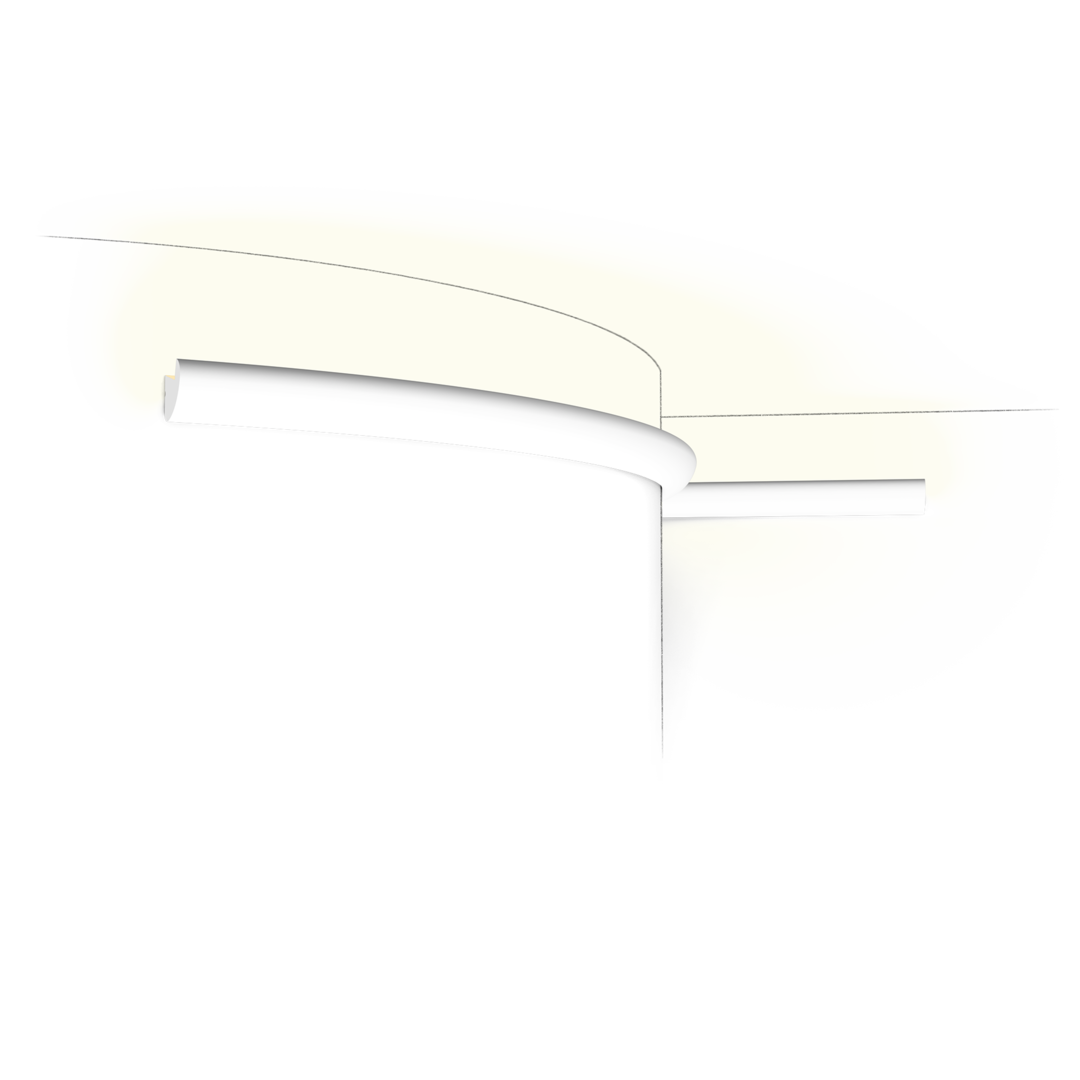 Профиль для скрытого освещения Orac CX188F (гибкий аналог) CX188F_uplighter фото 1