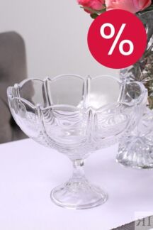 Конфетница на ножке из хрусталя Orion 22 см Crystalite Bohemia